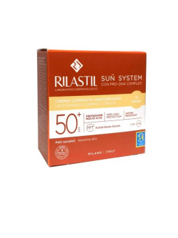 Rilastil Sun System Uniform Compact Cream SPF50+ Teinte 01 Beige 10g