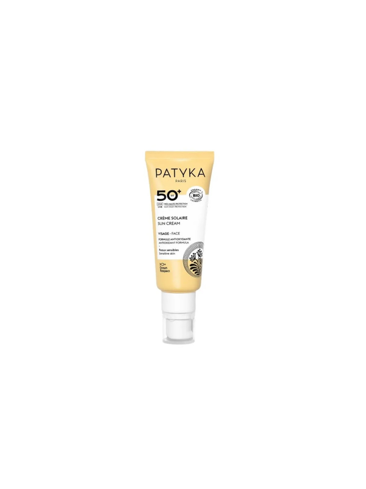 PATYKA Crème Solaire Visage SPF50 40ml