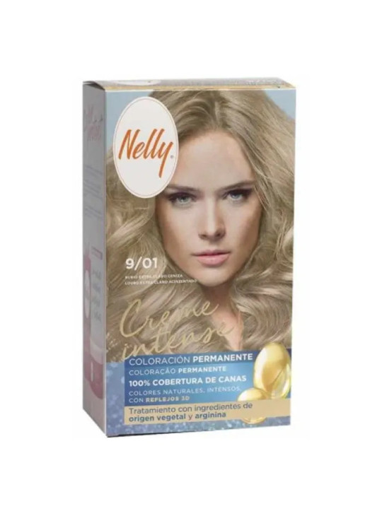 Nelly Crème Intense Teinture 9/01 Blond Extra Clair Cendré