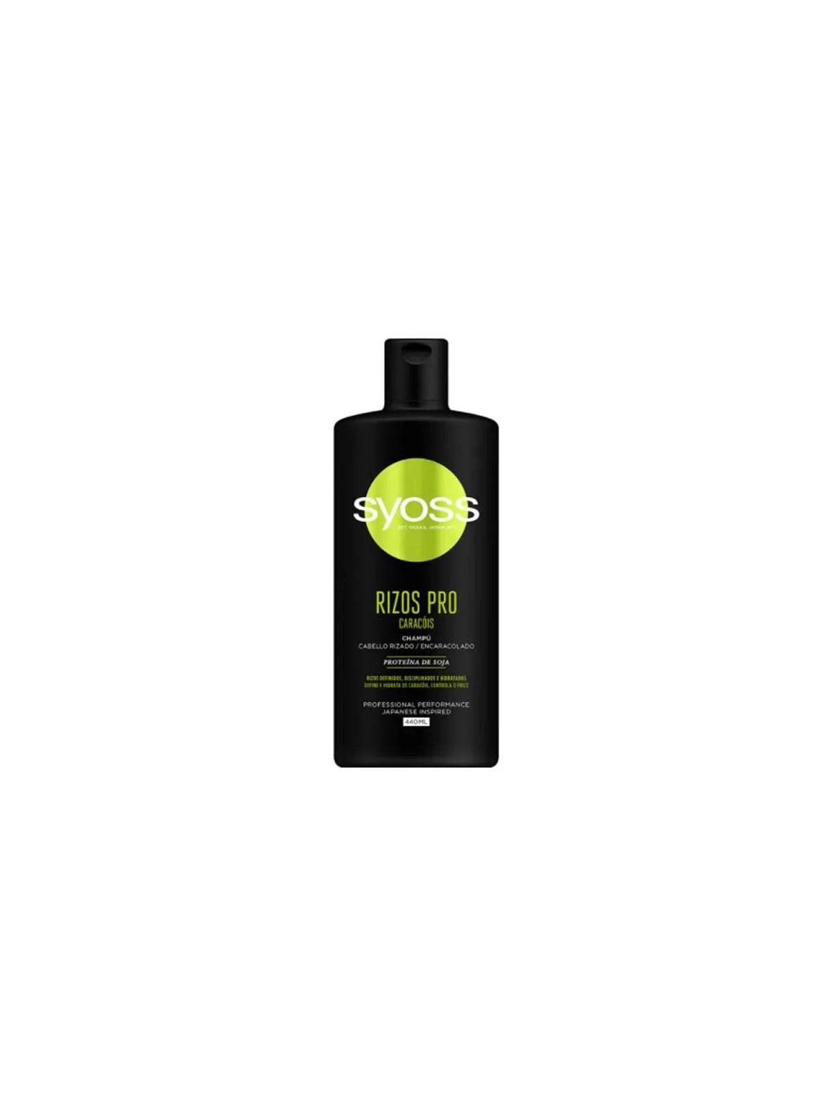 Syoss Shampooing Rizos Pro Définition et Hydratation Cheveux Ondulés ou Bouclés 440ml