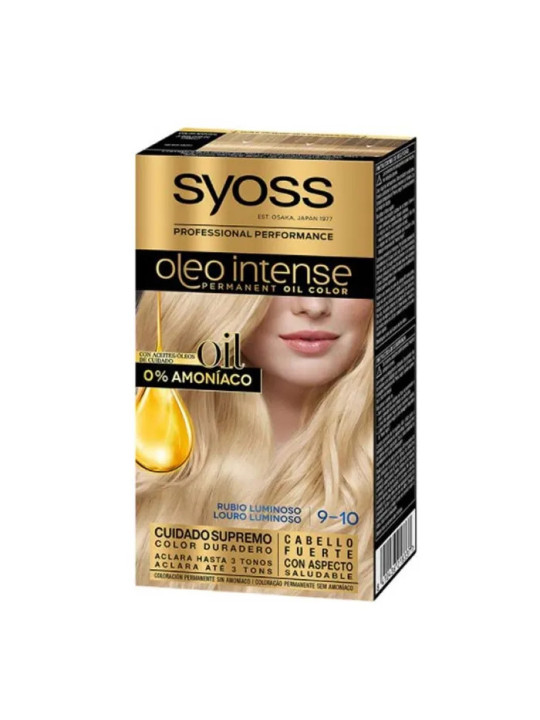 Syoss Oleo Intense Coloration Permanente 9-10 Blond Lumineux