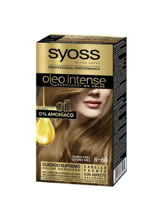 Syoss Oleo Intense Coloration Permanente 8-60 Blond Miel