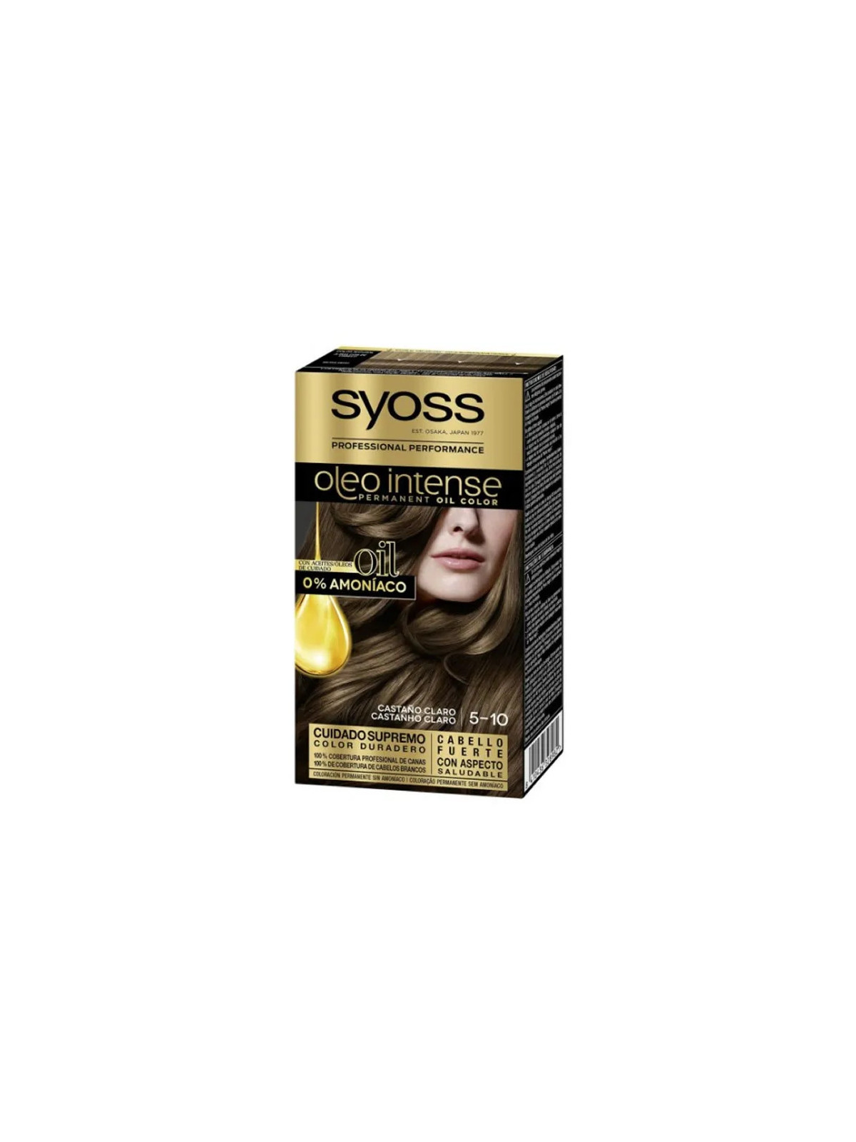 Syoss Oleo Intense Coloration Permanente 5-10 Châtain Clair