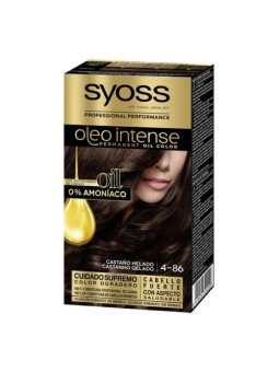 Syoss Oleo Intense Coloration Permanente 4-86 Châtain Glacé