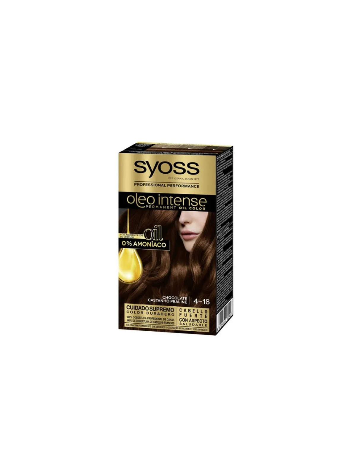 Syoss Oleo Intense Coloration Permanente 4-18 Chocolat