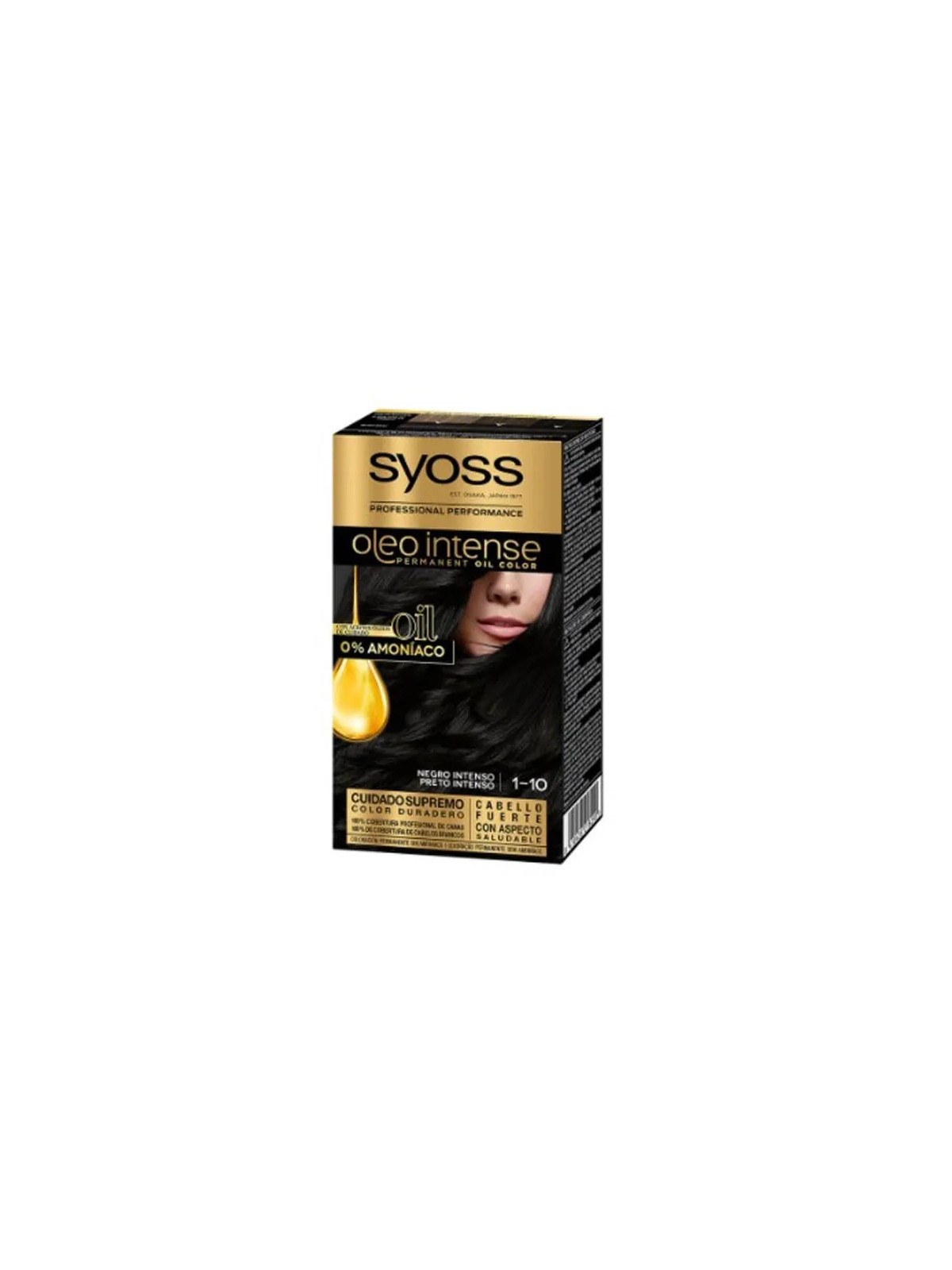 Syoss Oleo Intense Coloration Permanente 1-10 Noir Profond