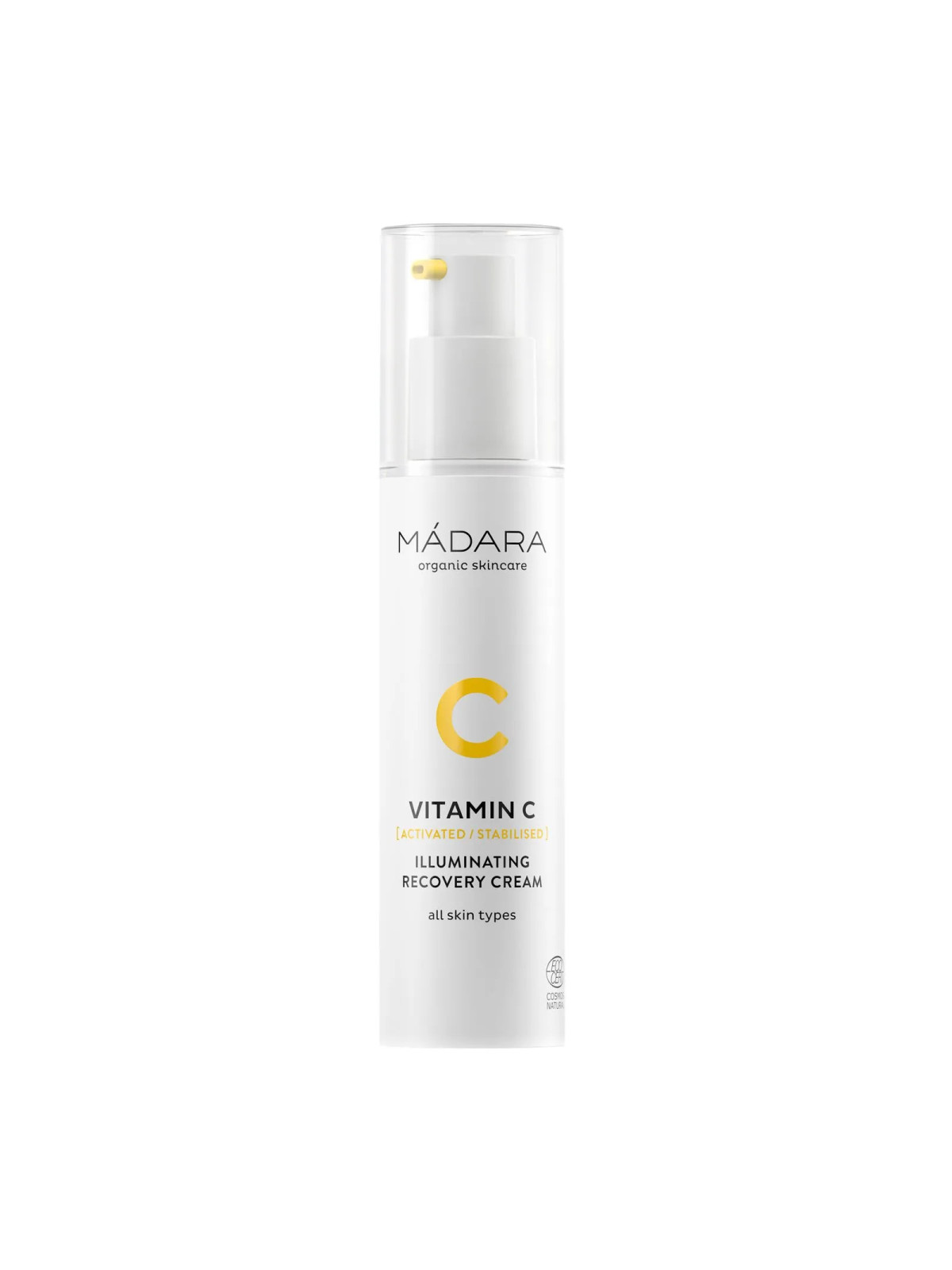 Mádara Vitamin C Crème Illuminatrice Tous Types de Peaux 40ml