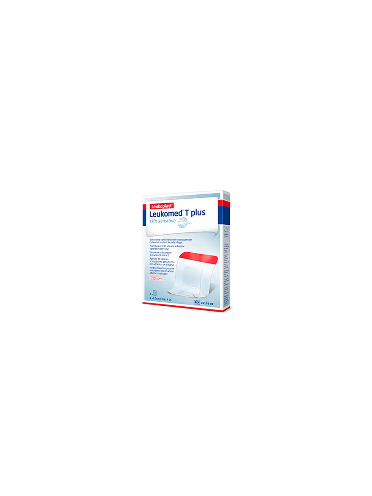 Leukomed T Plus Skin Sensitive Pansement Stérile 8x10cm 5 unités