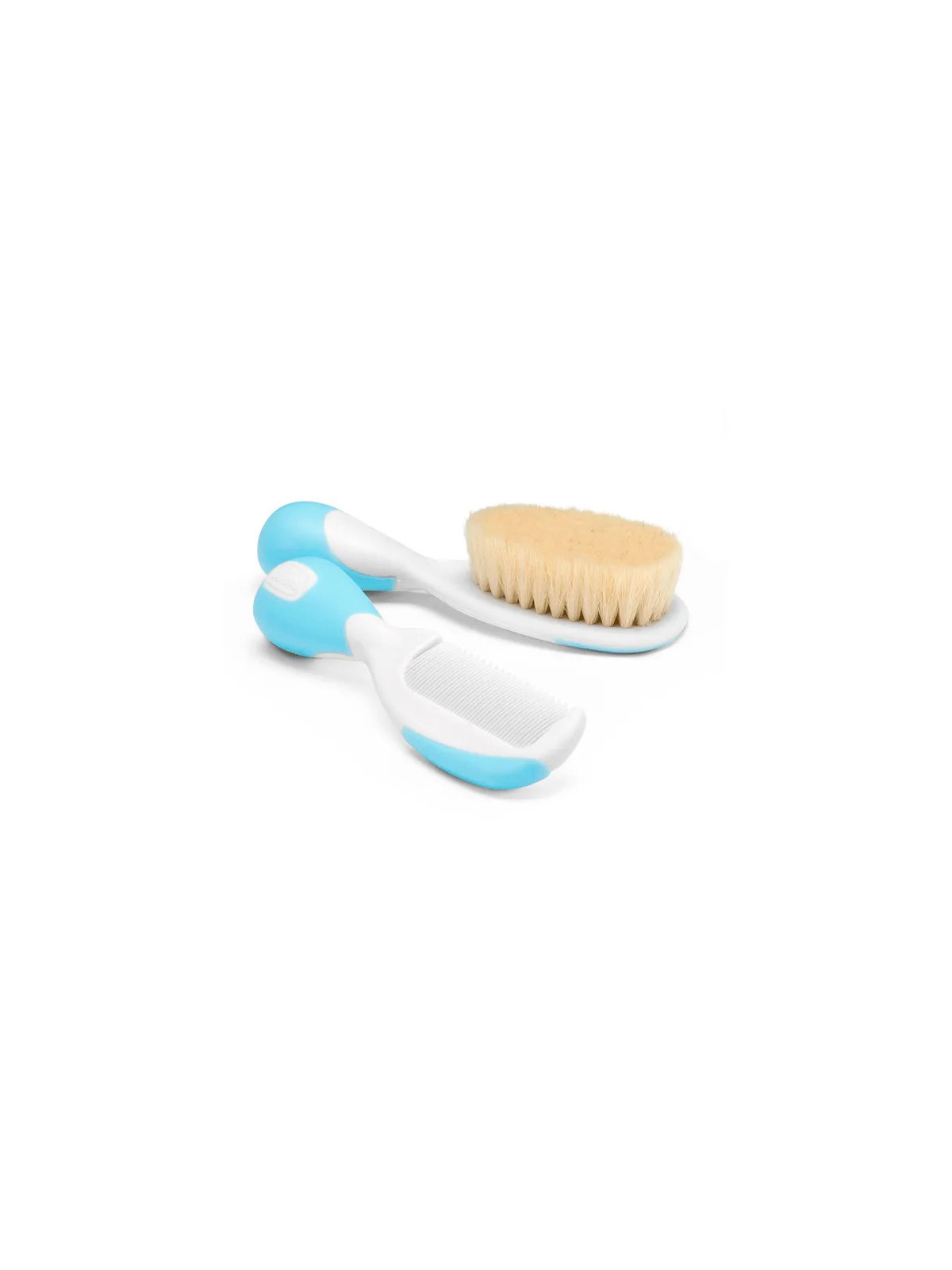 Chicco Brosse et Peigne à Cheveux Naturels Bleus 1U
