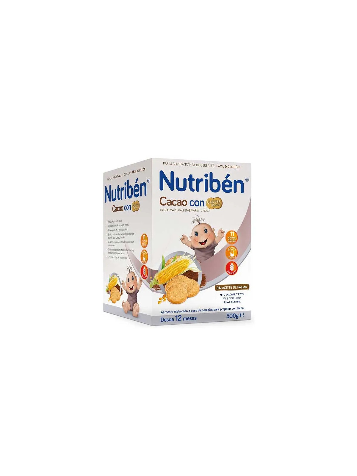 Nutribén Cacao aux Biscuits Maria 500g
