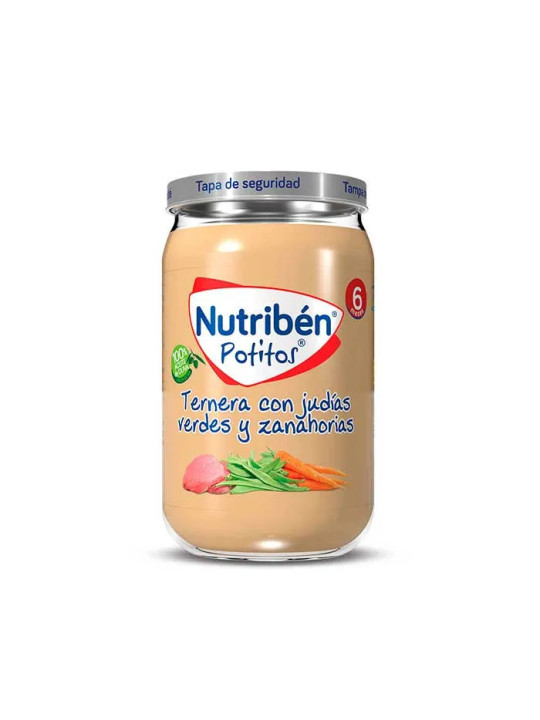 Nutribén Bœuf avec Haricots Verts et Carottes 235g