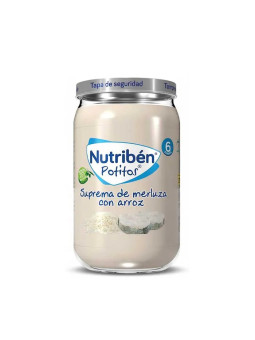 Nutribén Potito Merlu, Pois et Carotte 235g
