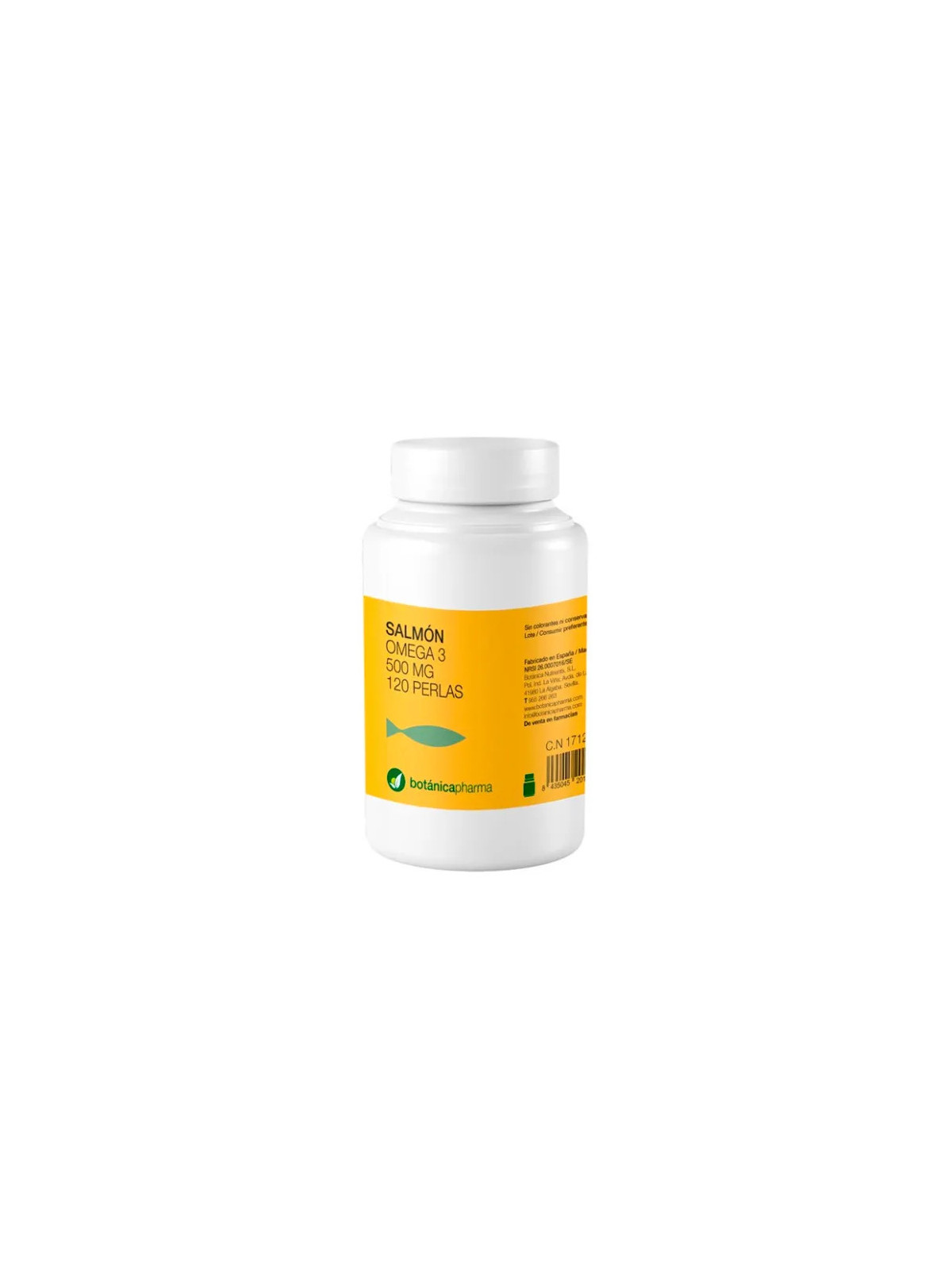 Botánicapharma Huile de Saumon Oméga 3 500mg 120 Perles