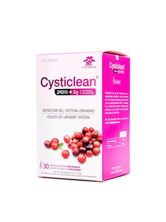 Cysticlean Bien-être du Système Urinaire 30 Sachets 240mg