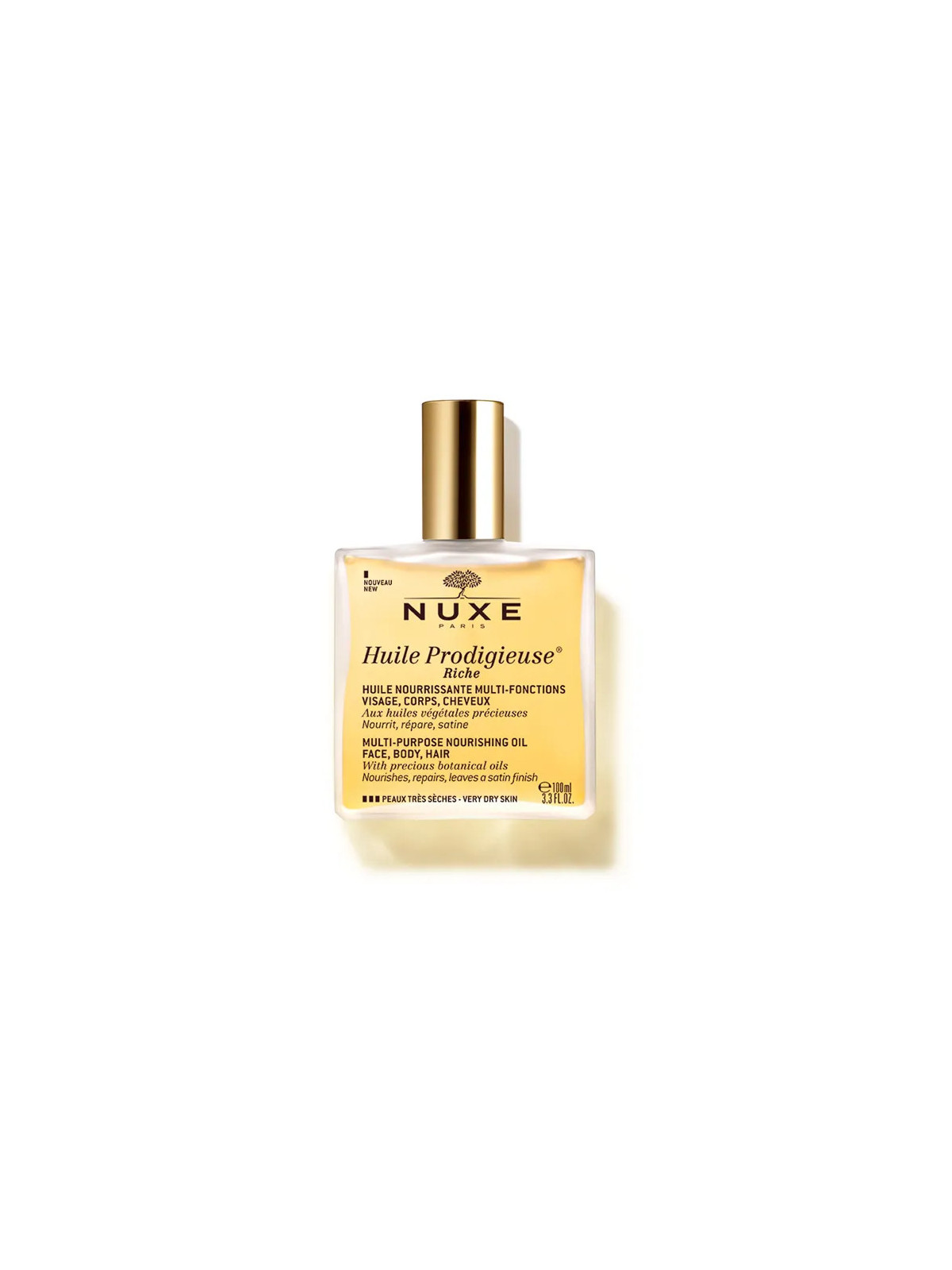 Nuxe Huile Prodigieuse Riche Peaux Très Sèches 100ml