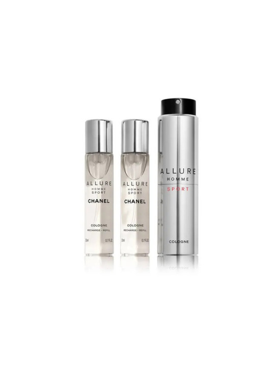 Chanel Allure Homme Sport Travel Spray Rechargeable Coffret 3 Produits