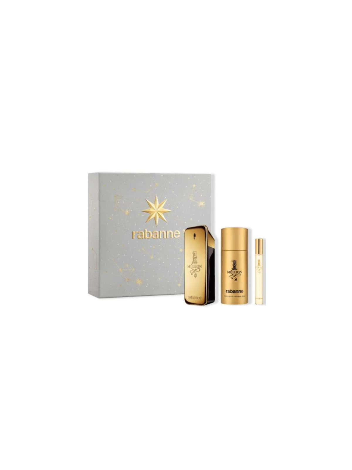 PACO RABANNE 1 Million Eau de Toilette Vaporisateur 100ml Coffret 3 Produits
