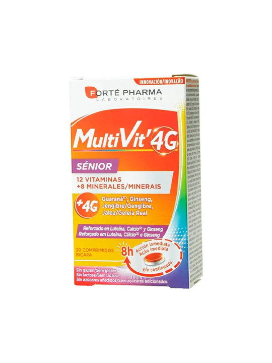 Forté Pharma Multivit 4G Sénior 30 Comprimés