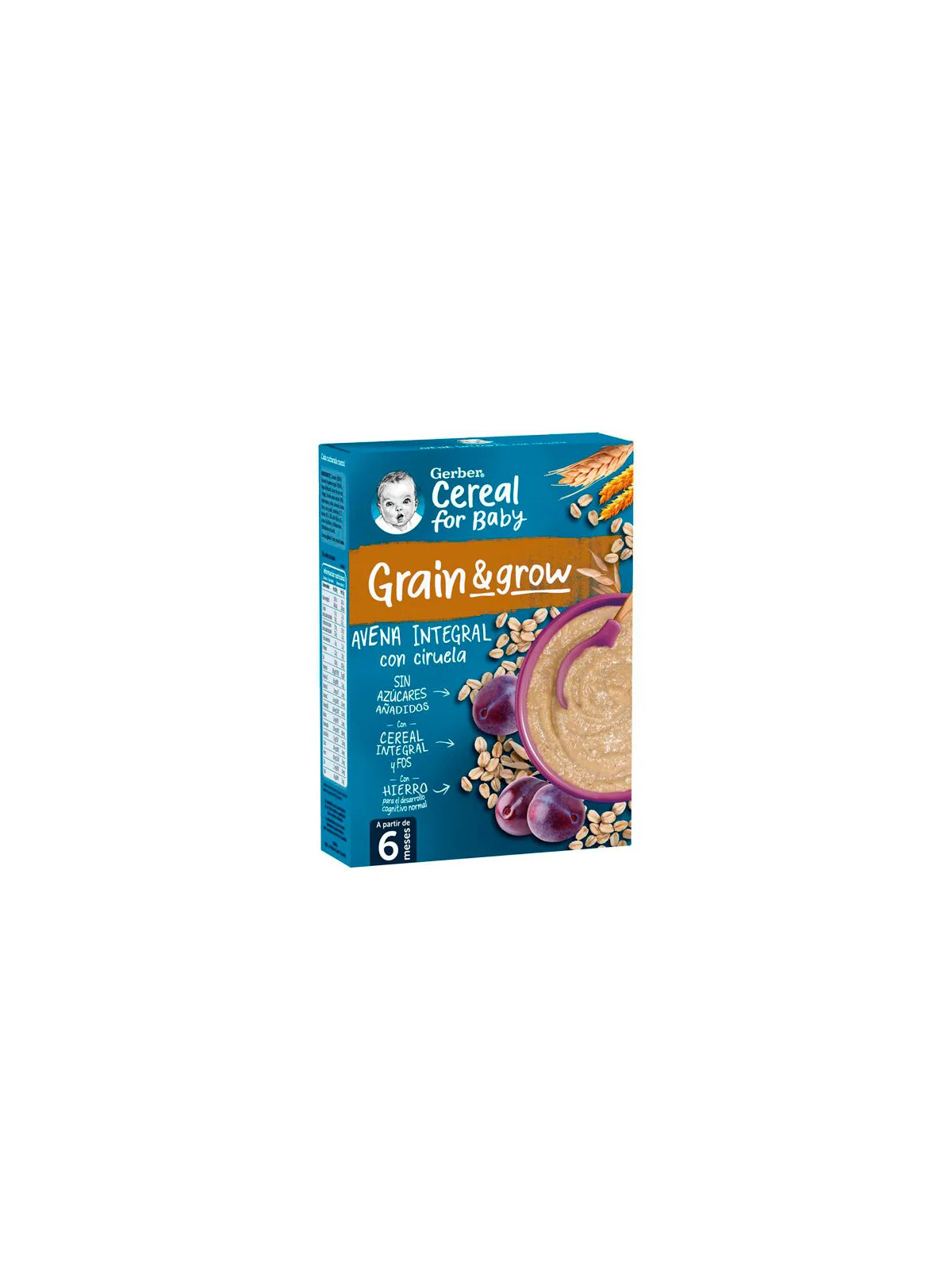 GERBER Porridge Avoine et Prune 250g