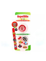 REPEL BITE Bracelet Anti-Moustiques pour Enfants + Épingles Décoratives