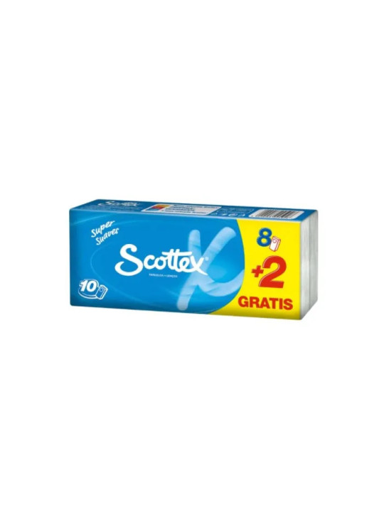 Scottex Pochette Mouchoirs 3 Couches 10 Unités