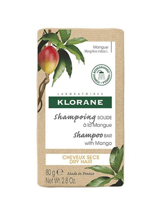 Klorane Shampooing Solide à la Mangue 80g