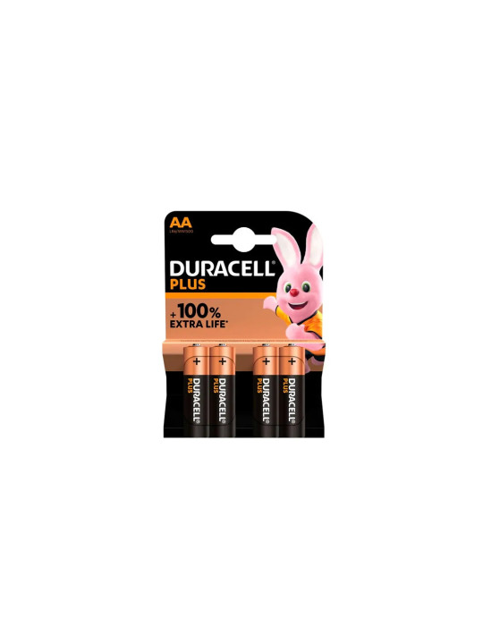 Duracell Plus Power LR06 Piles Pack x 4 unités
