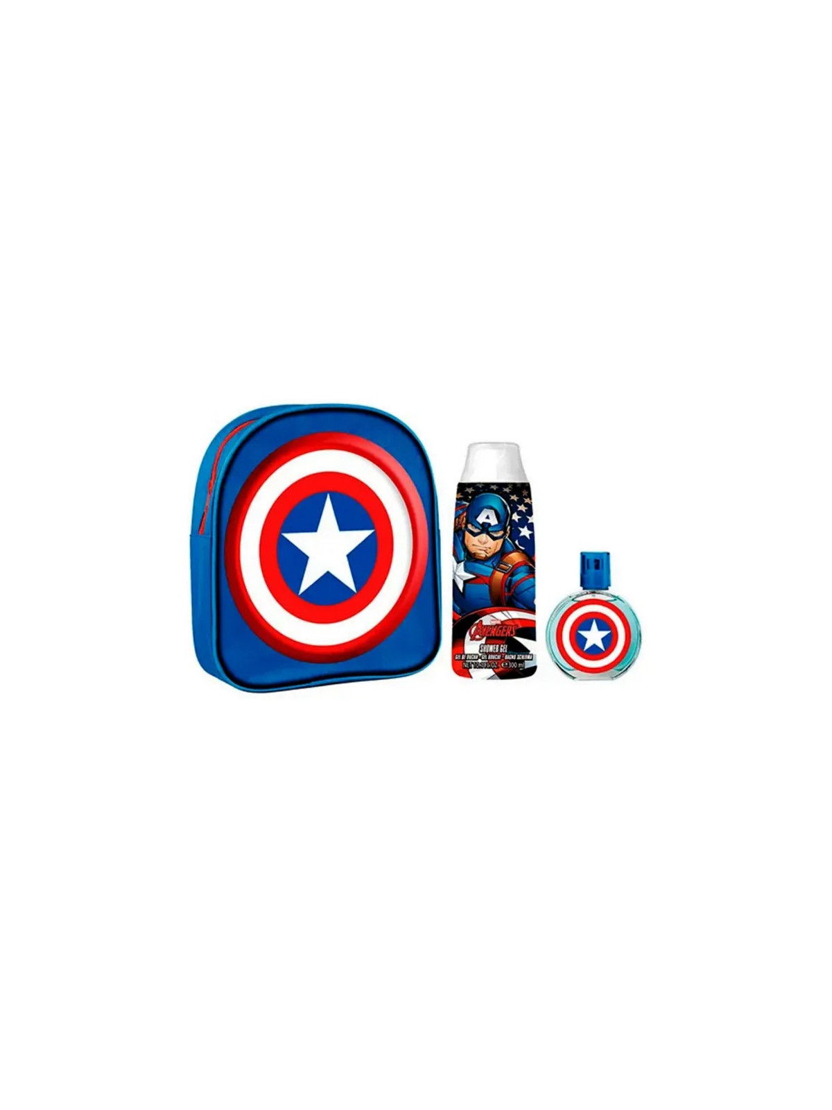 Captain America Eau de Toilette Vaporisateur 50ml Coffret 3 Produits