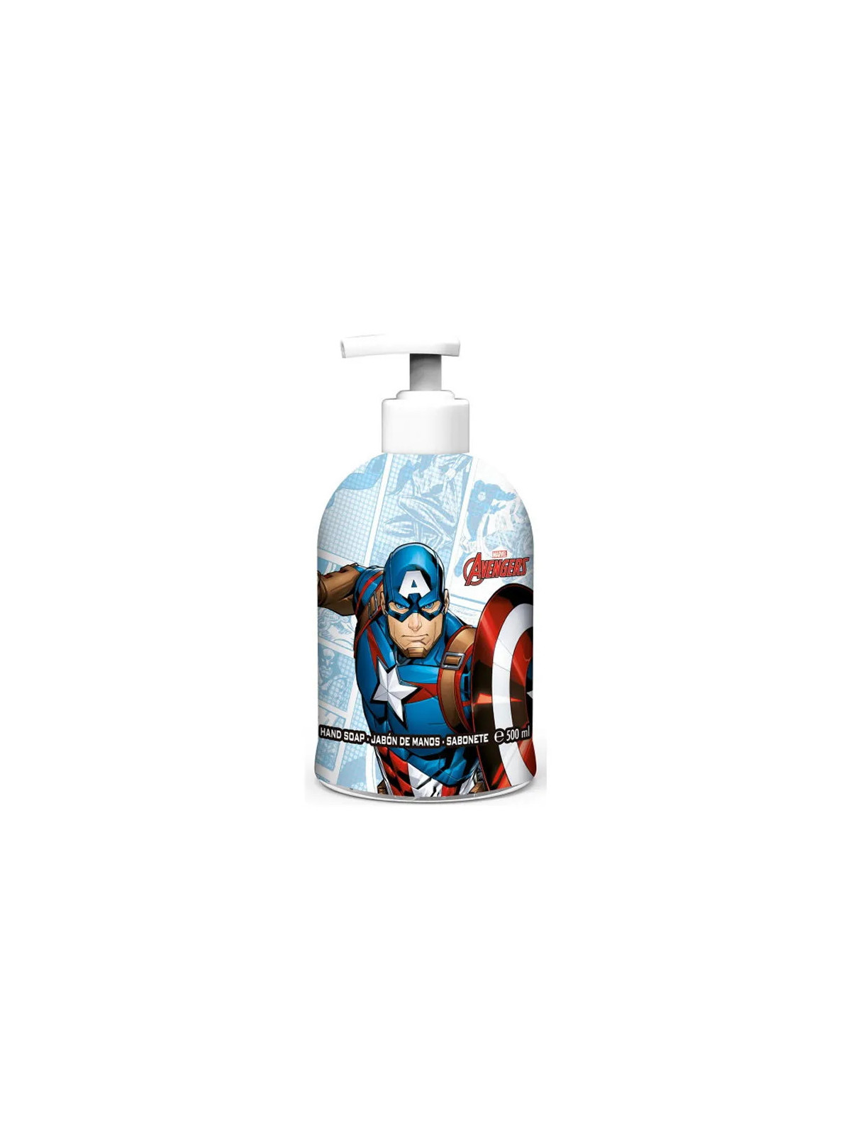 Marvel Avengers Captain America Gel pour les Mains 500ml