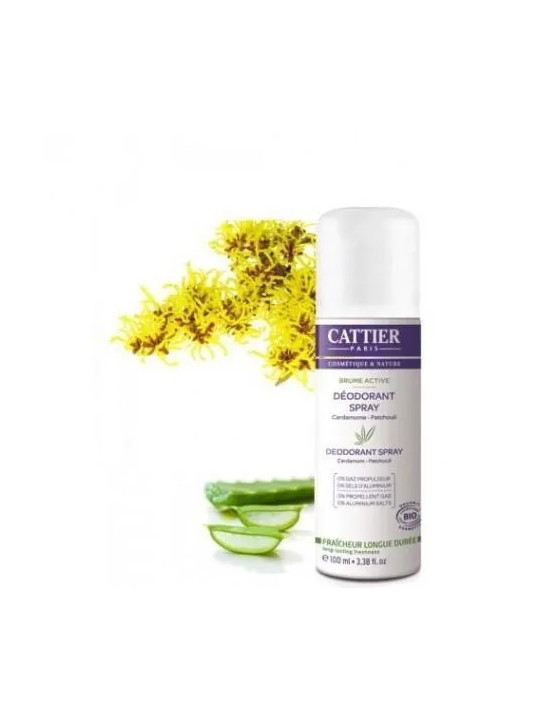 Cattier Paris Déodorant Spray Active 100ml