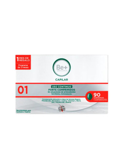 Be+ Capillaire à Usage Continu Forte 90 Comprimés