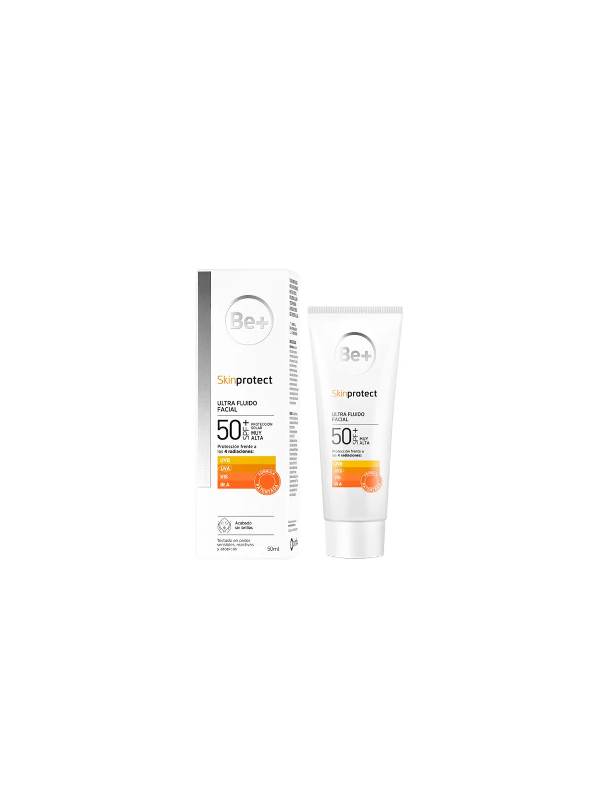 Be+ Skin Protect Crème Solaire Visage SPF50+ 50ml