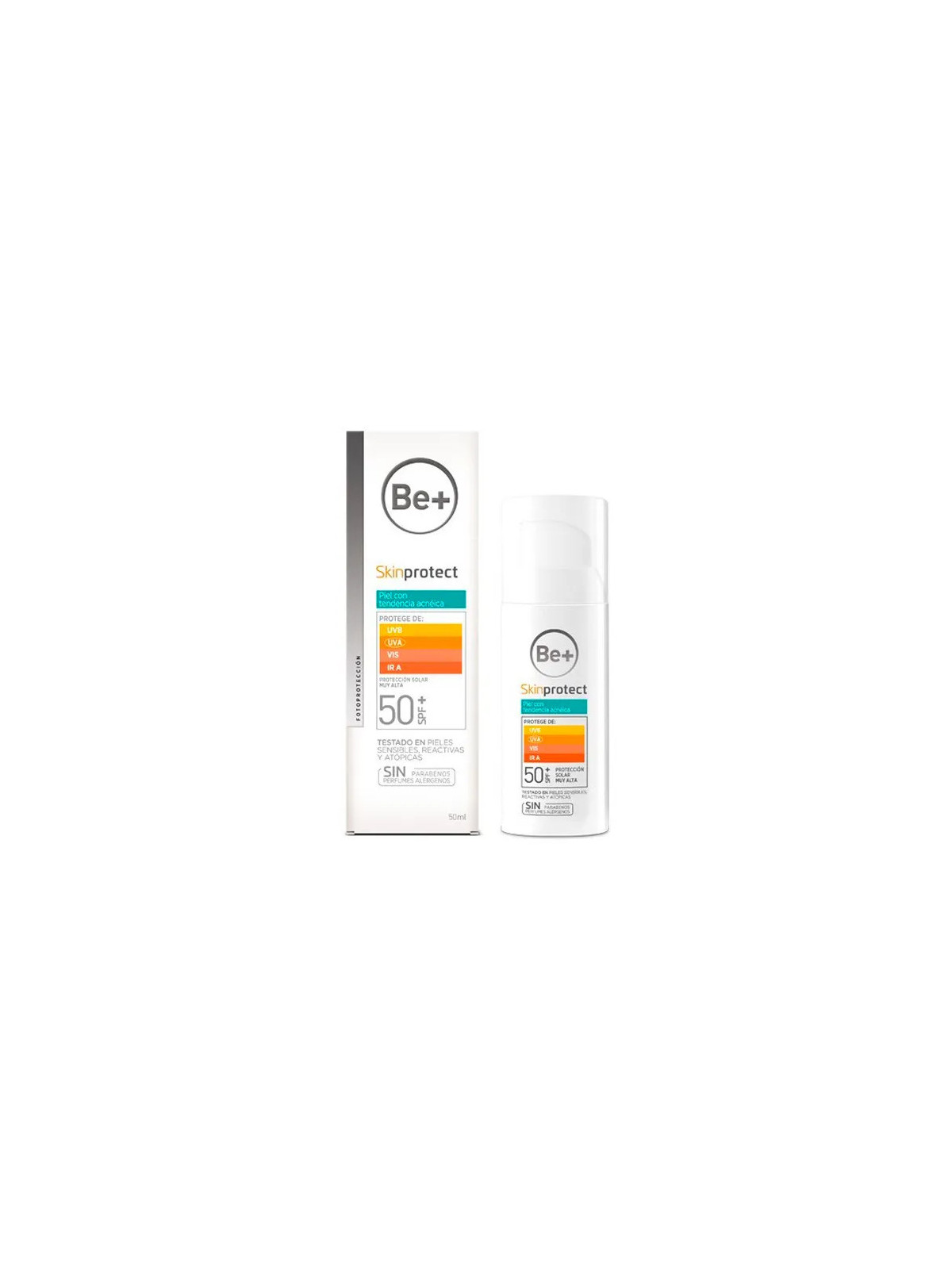 Be+ Skinprotect Peau Acnéique SPF50 50ml