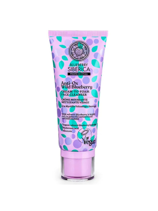 Natura Siberica Crème Moussante Nettoyante Visage 100ml