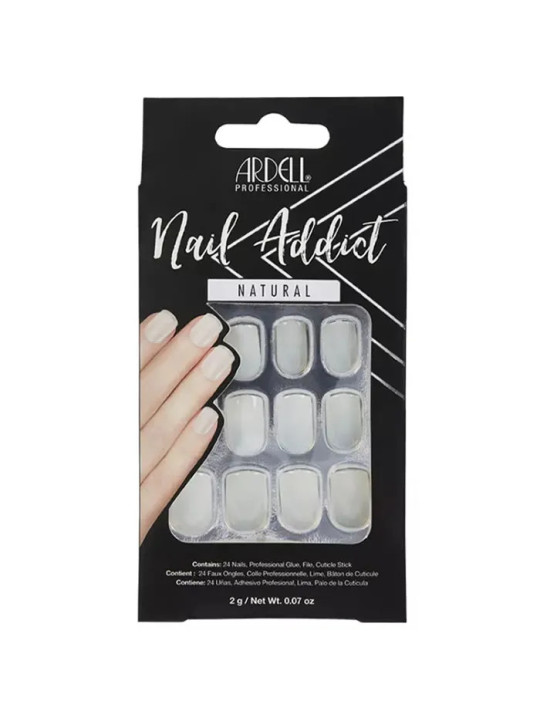 Ardell Nail Addict Natural Squared Faux Ongles