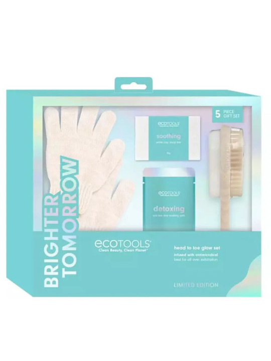 EcoTools Brighter Tomorrow Glow Head to Toe Coffret 4 Produits
