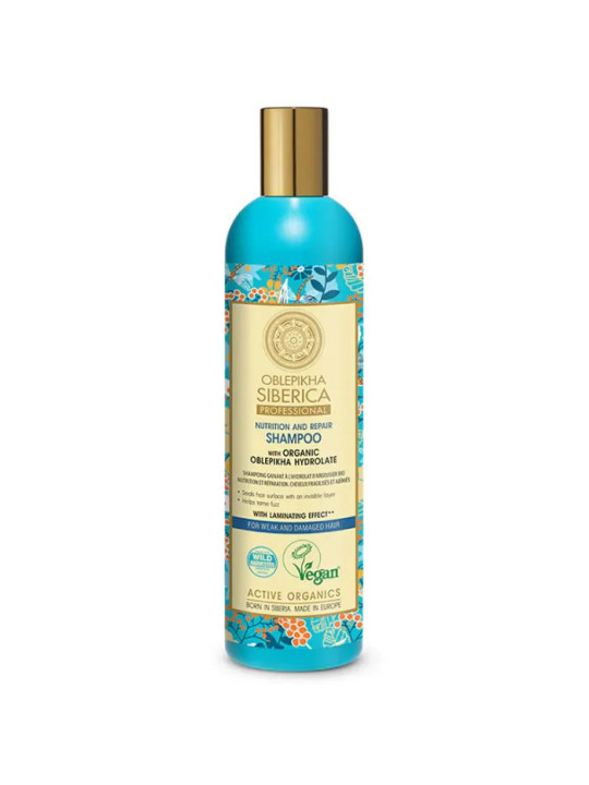 Natura Siberica Oblepikha Shampooing Nutrition et Réparation 400ml