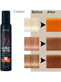 Indola Color Style Mousse Copper 200ml