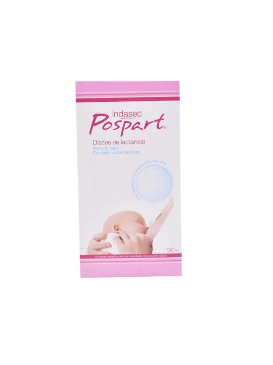 Indasec Postpartum Coussinets d'Allaitement 30 Unités