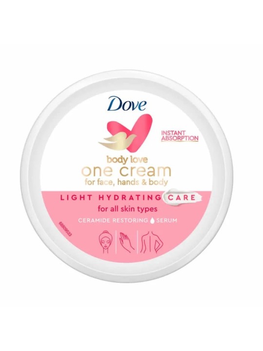 Dove Light Hydrating Cream Visage Corps et Mains 250ml