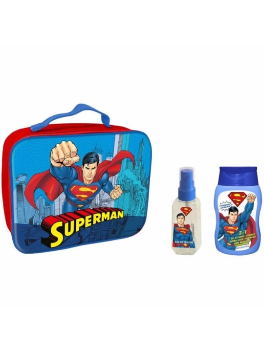 Superman Shower Gel And Shampoo 200ml Coffret 3 Produits