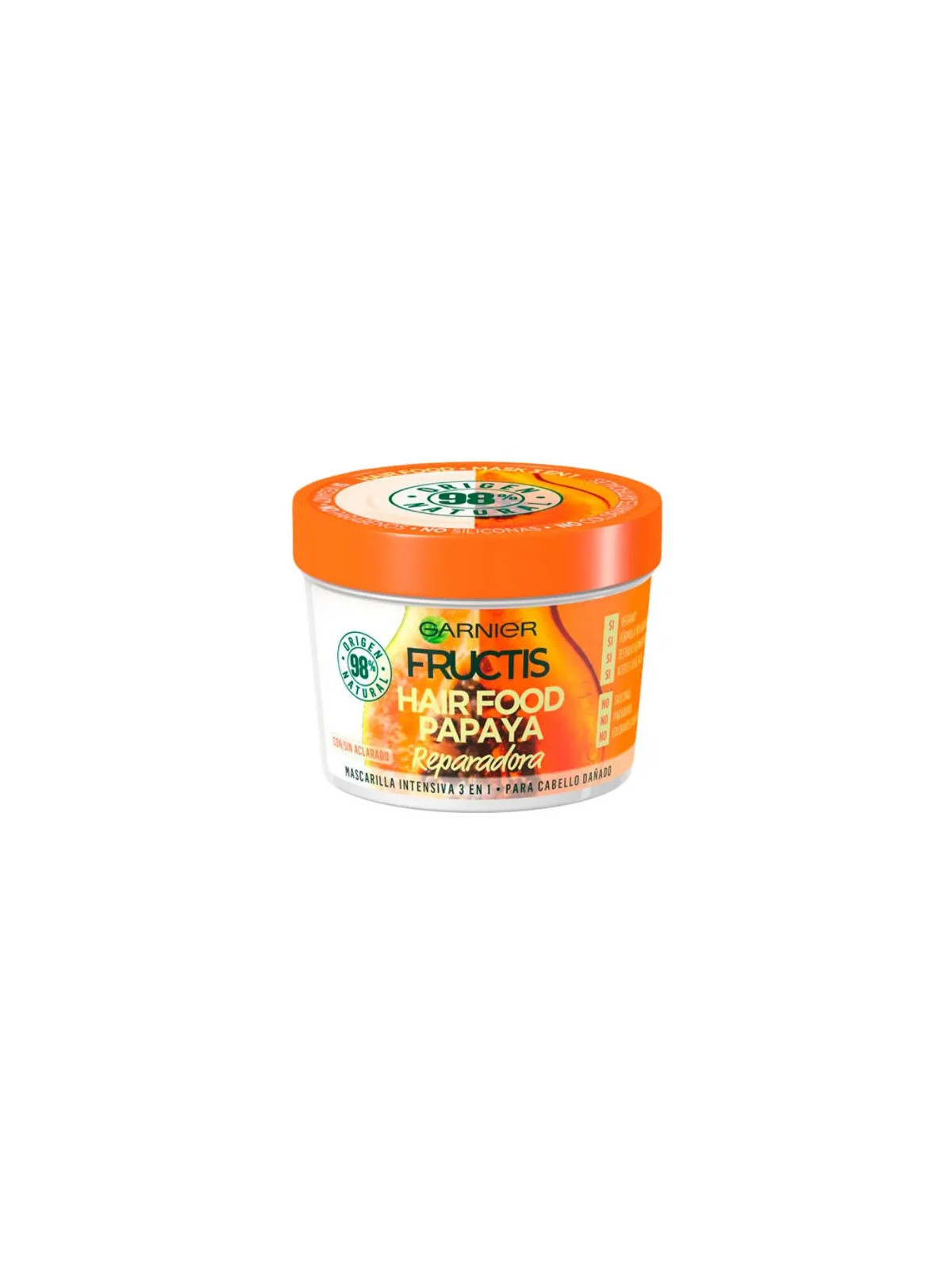Garnier Fructis Hair Food Papaya Masque De Réparation 390ml