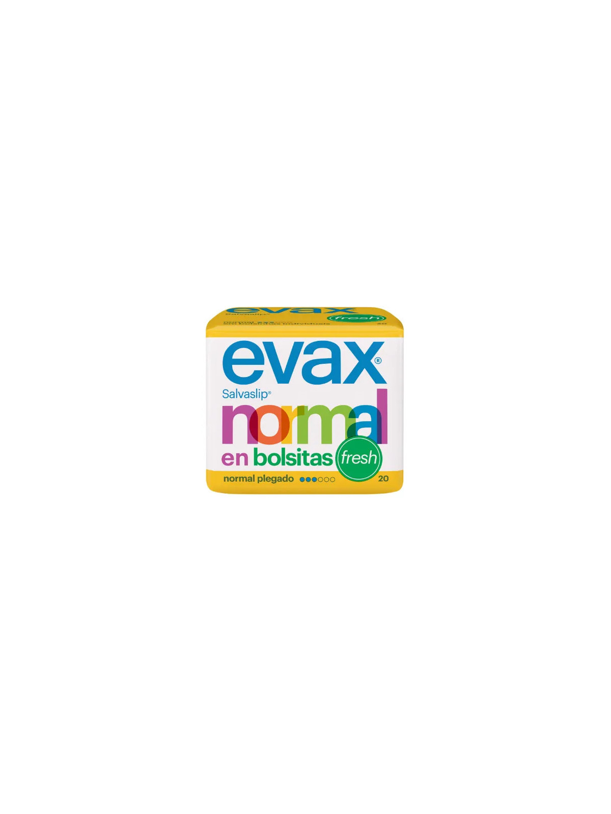 Evax Normal Fresh Protège-Slip Pochettes Individuelles 20 Unités