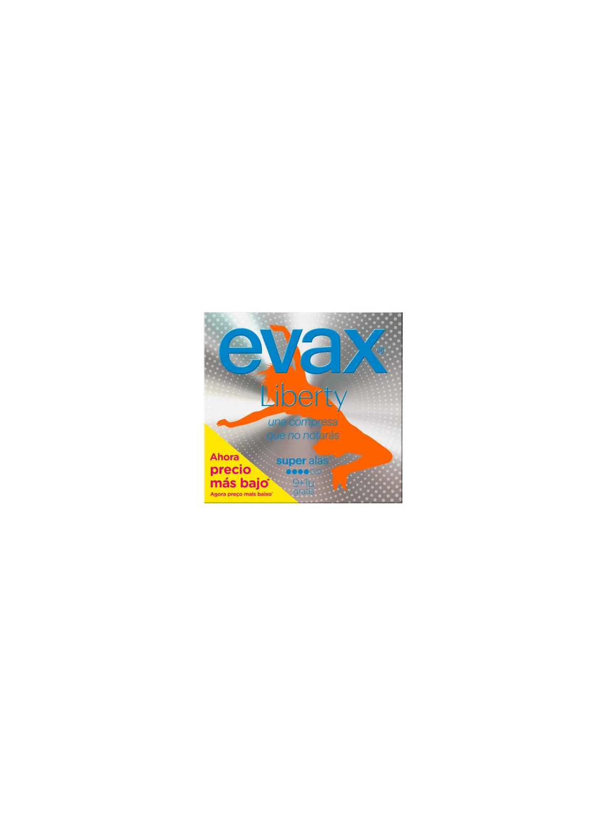 Evax Liberty Super avec Ailettes Serviettes Hygiéniques 9+1 Unités