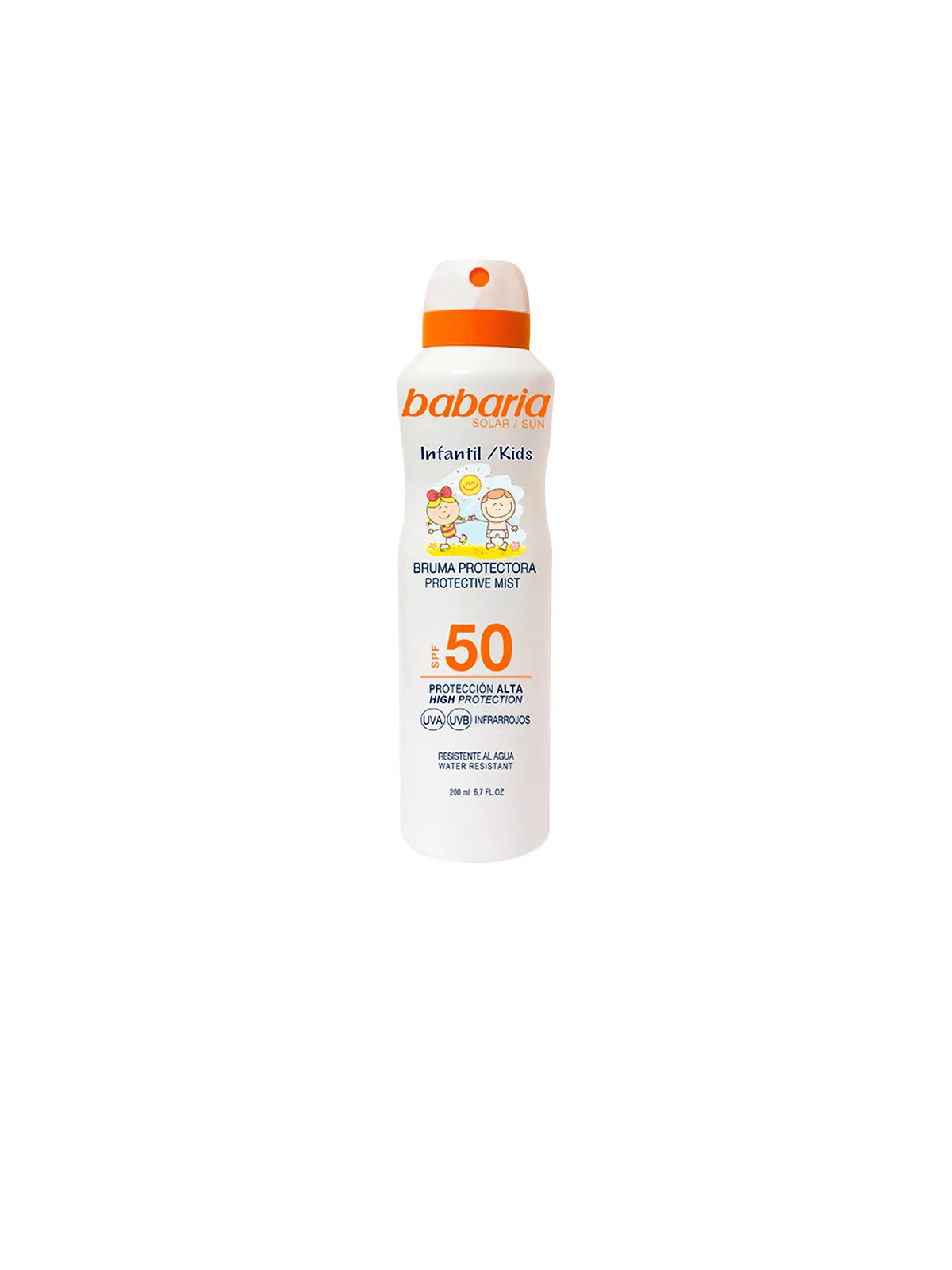 Babaria Brume Protectrice pour Enfants SPF50 200ml