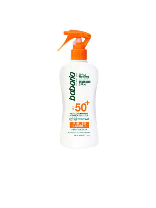 Babaria Spray Solaire Peaux Sensibles SPF50 200ml