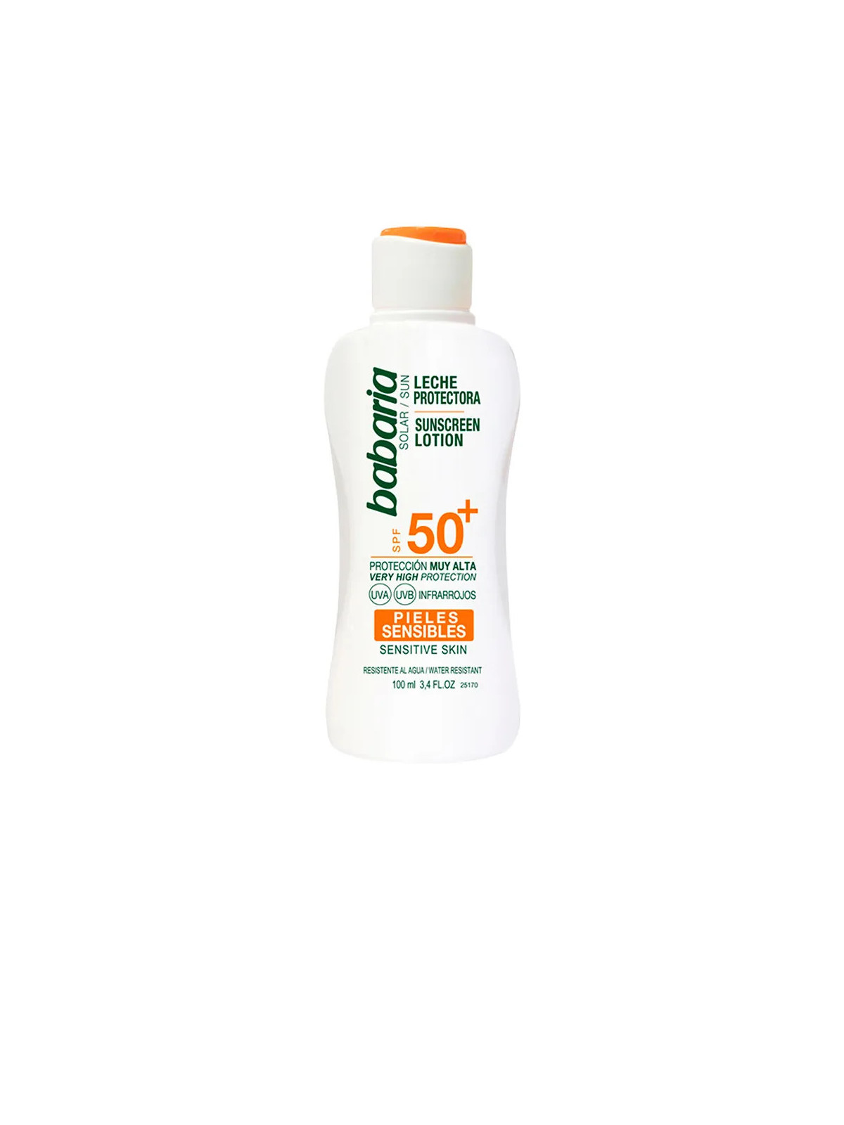 Babaria Spray Solaire Peaux Sensibles SPF50 100ml