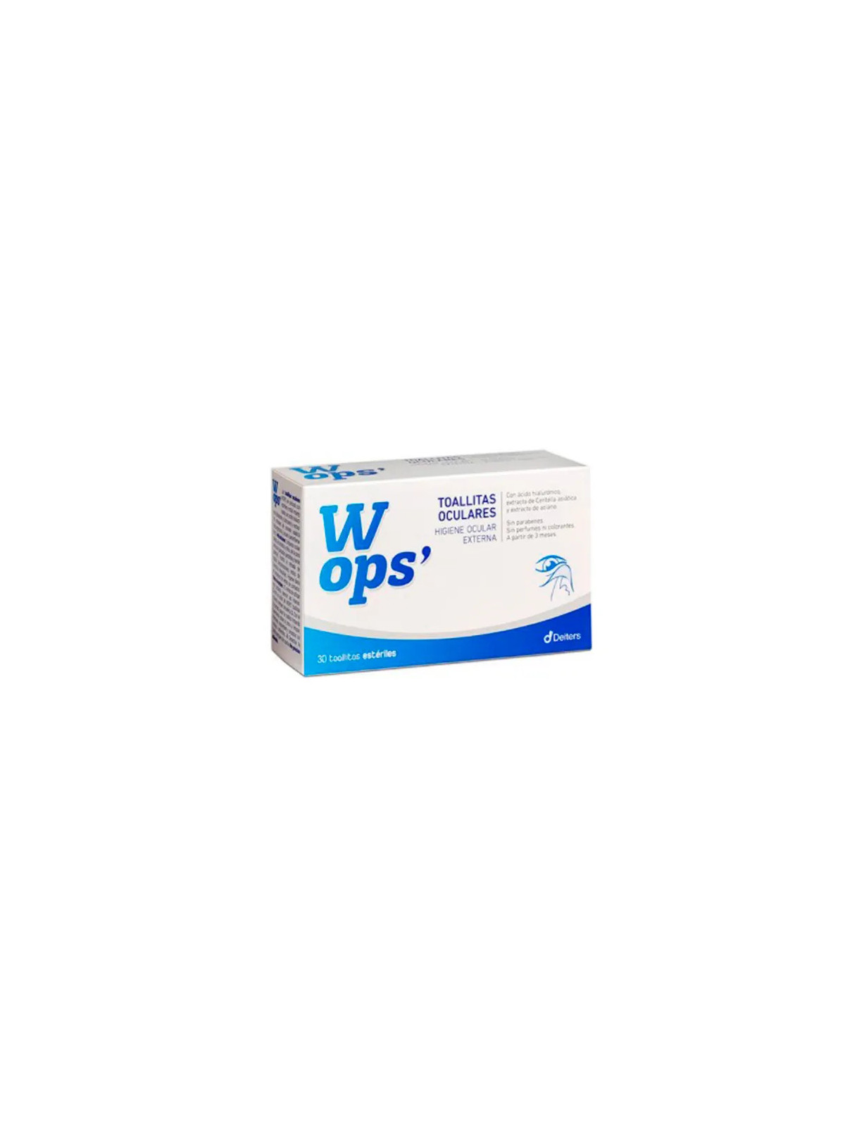 Wops Lingettes Nettoyantes Yeux 30 Unités