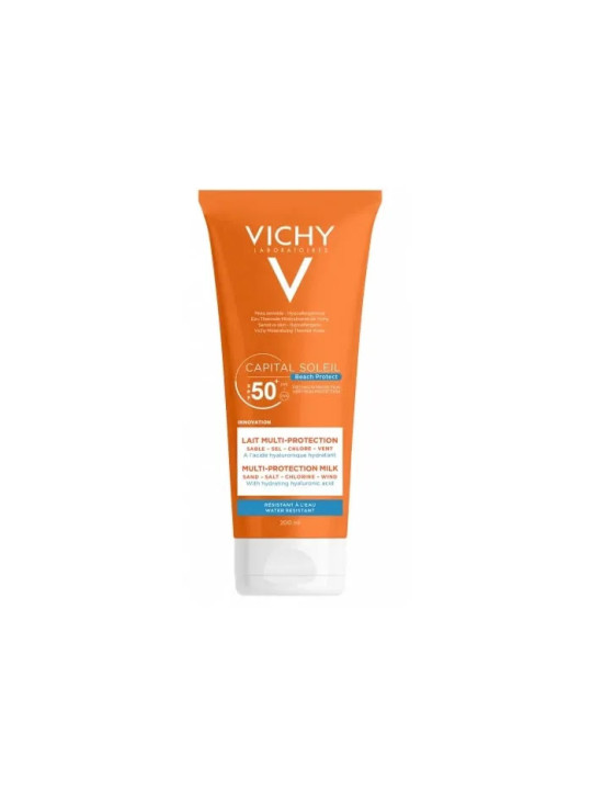 Vichy Capital Soleil Lait Multi Protection Résistant À L'Eau SPF50 200ml