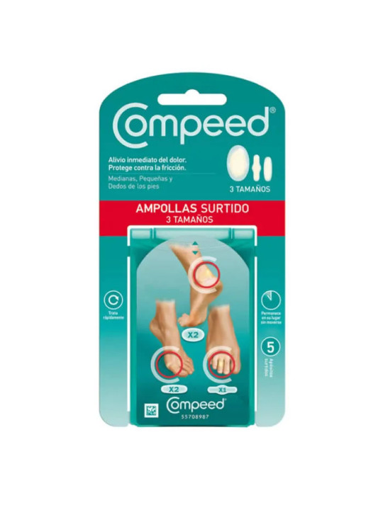 Compeed Pansements Ampoules Assortiment 5 Unités